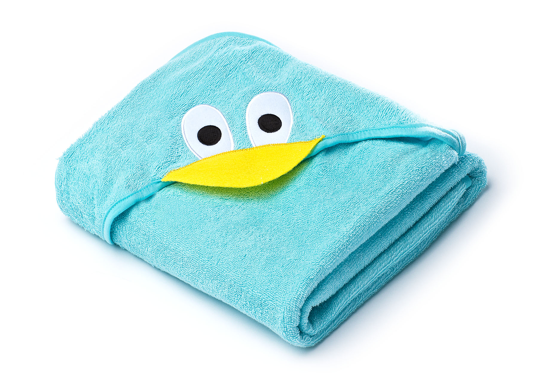 Water Friends soft bath towel – blue duck